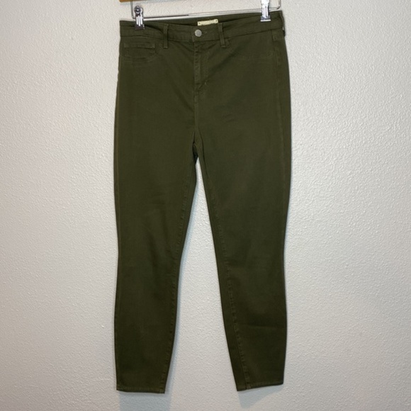 L'agence Margot High Rise Skinny Pant in Olive Night Size 29 - Picture 5 of 8